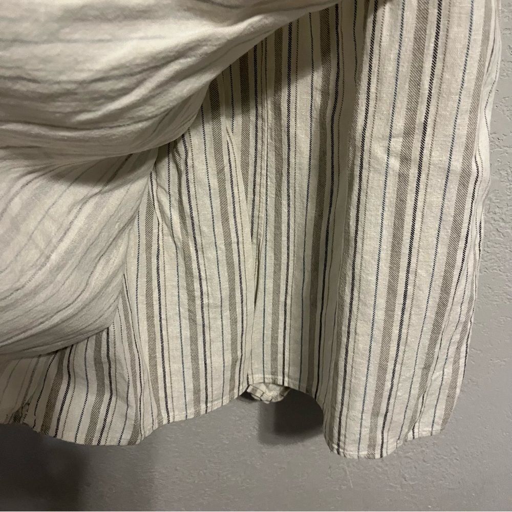 Gianni Bini Tan Striped Romper - Picture 7 of 11